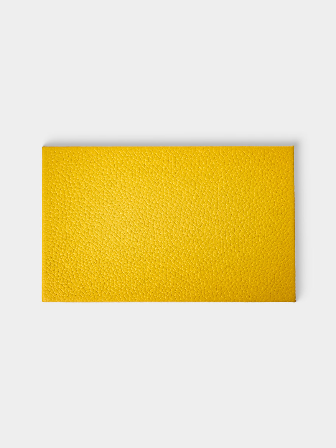 Belotier - Leather Playing Cards Box - Yellow - ABASK