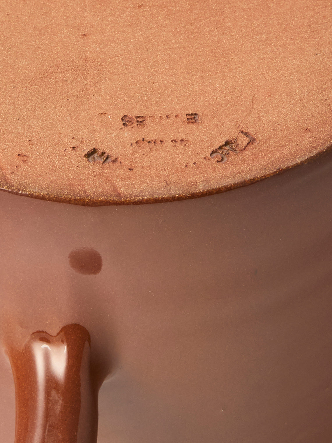 Poterie d’Évires - Chickens Hand-Painted Ceramic Straight-Edge Medium Jug - Light Brown - ABASK