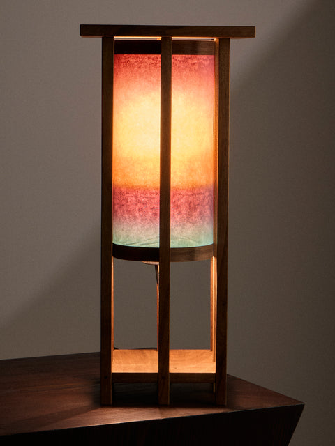 Maxime Prange - Doro Walnut and Washi Paper Table Lamp - Multiple - ABASK