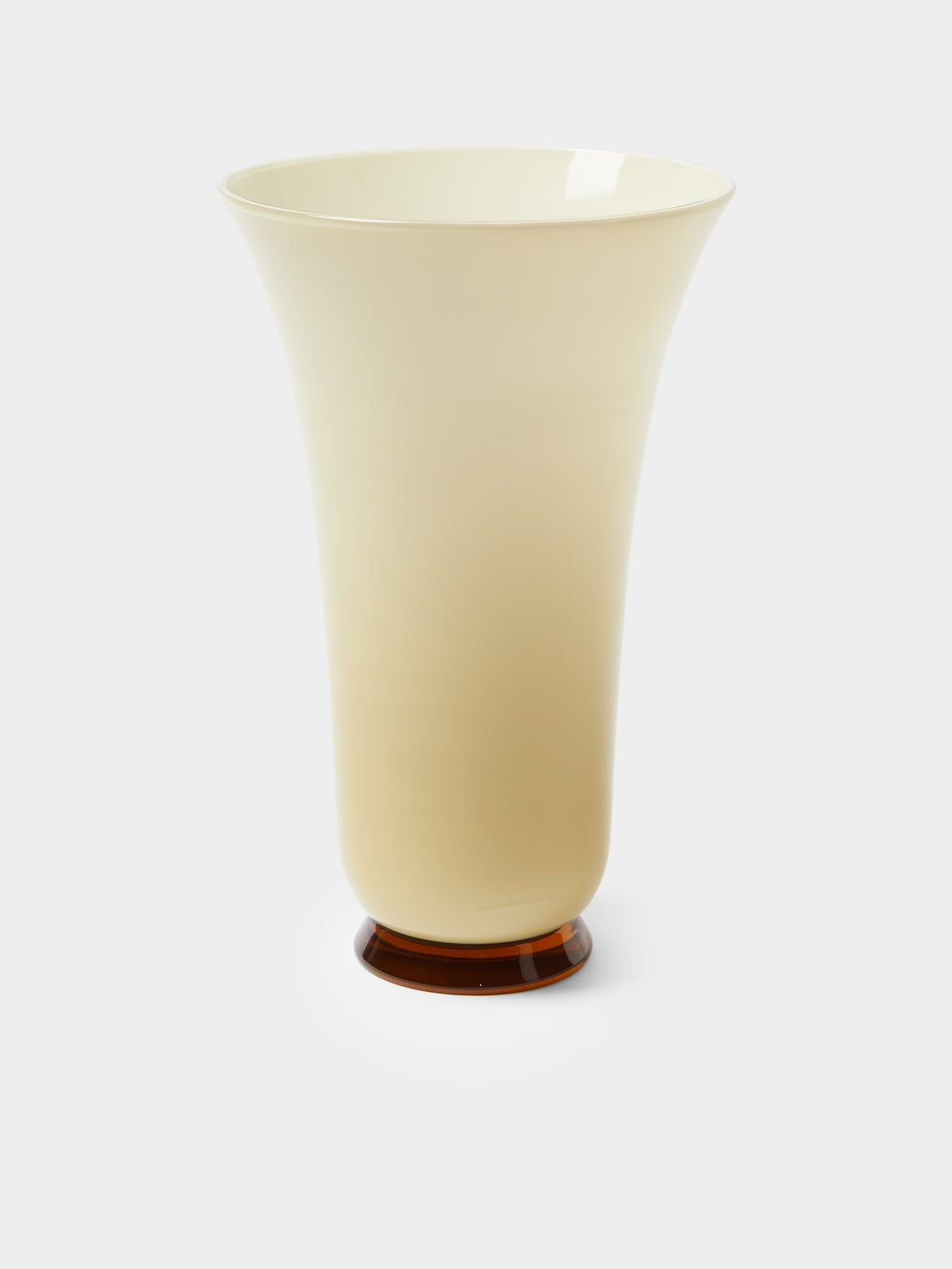 Venini - 1930 Anni Trenta Hand-Blown Murano Glass Vase (12in/31cm) - Yellow - ABASK - 
