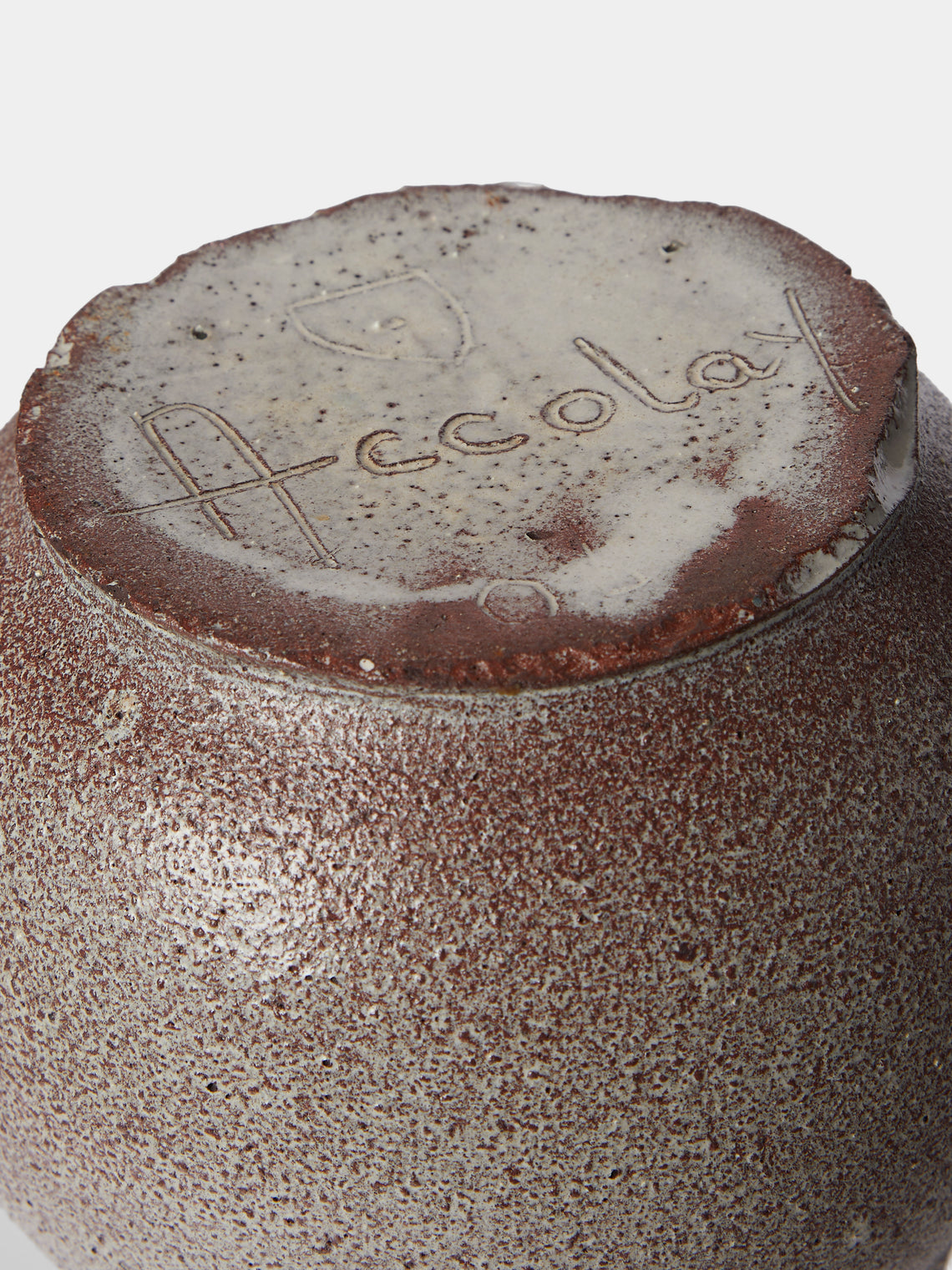 Antique and Vintage - 1950s Accolay Vase - Brown - ABASK