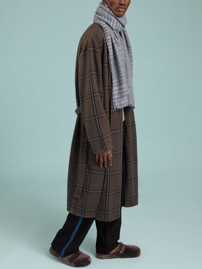 Denis Colomb - Nomad Camel Wool Long Cardigan | Size: M - Gray - ABASK