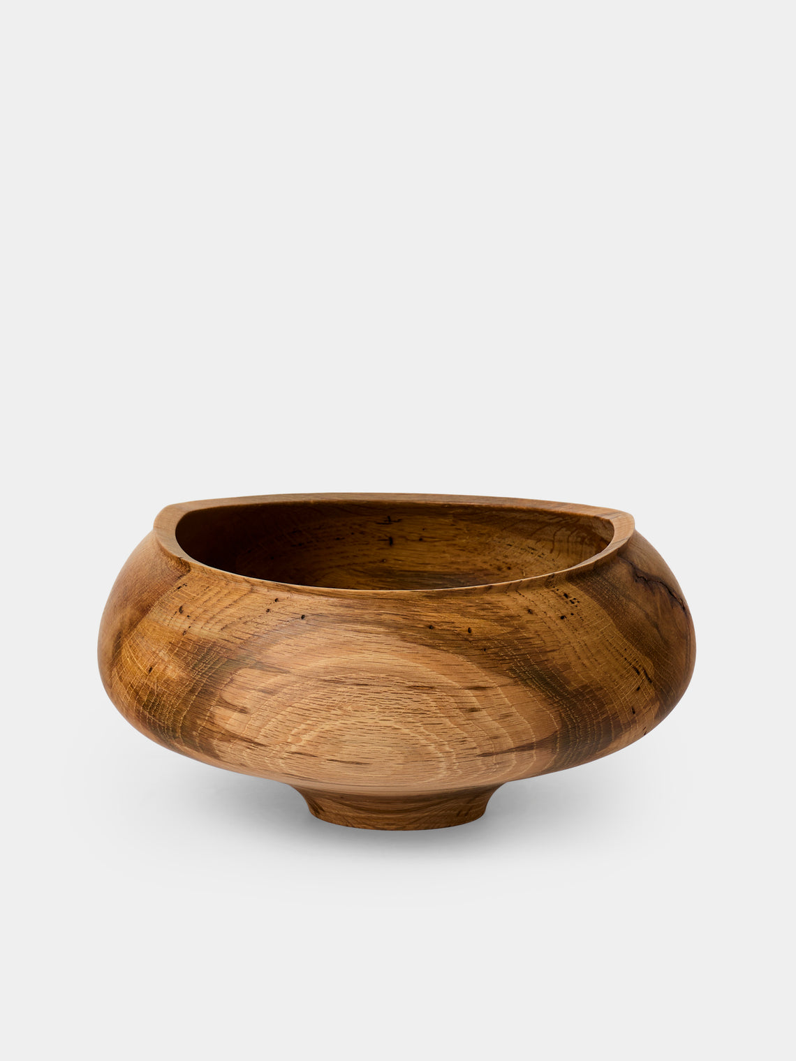 Iida Woodturning - Hand-Turned Ash Oil-Finish Bowl - Brown - ABASK - 