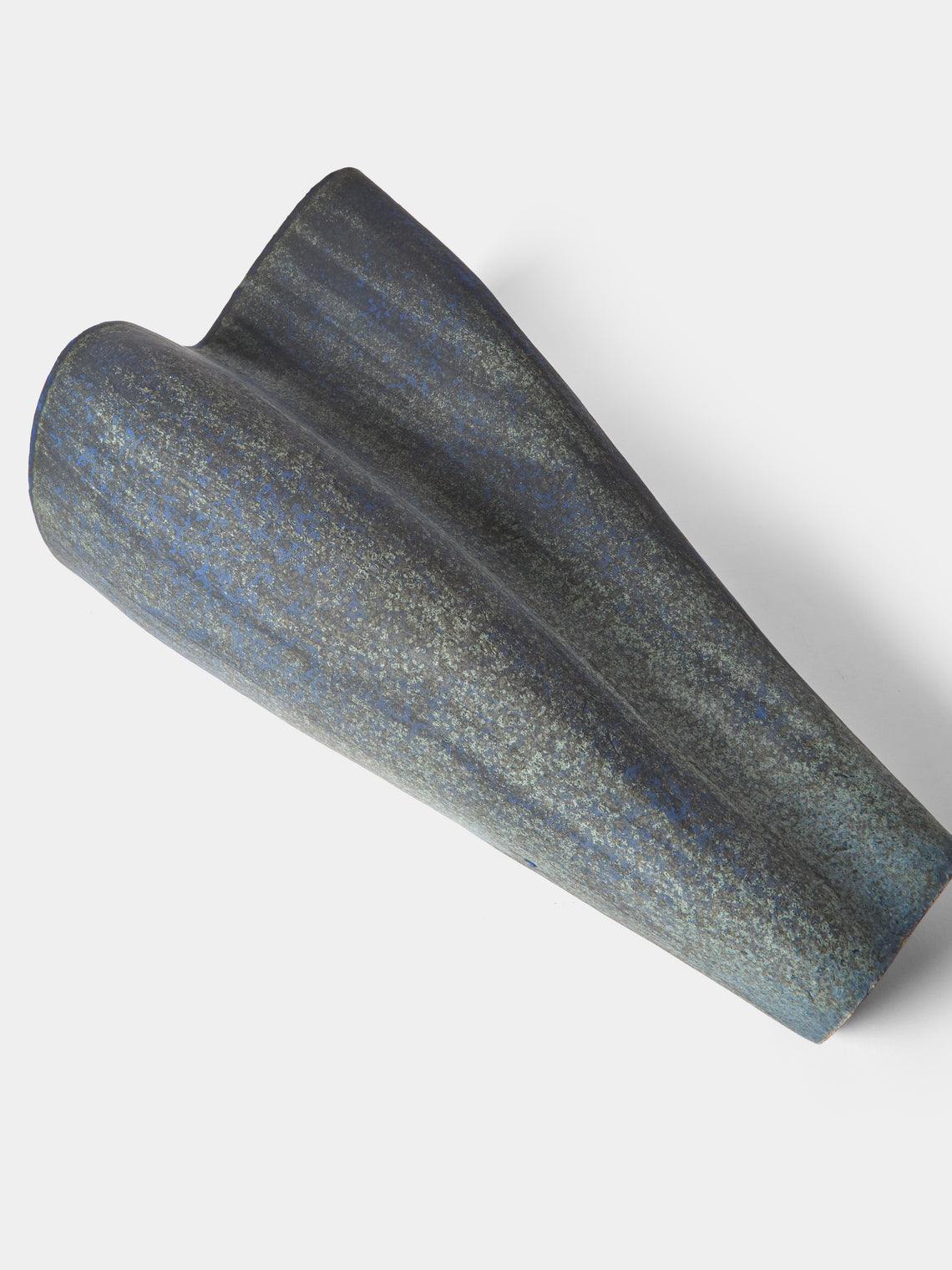 Linda Ouhbi - 26/2024 Hand-Built Stoneware Vase (19in/48cm) - Blue - ABASK