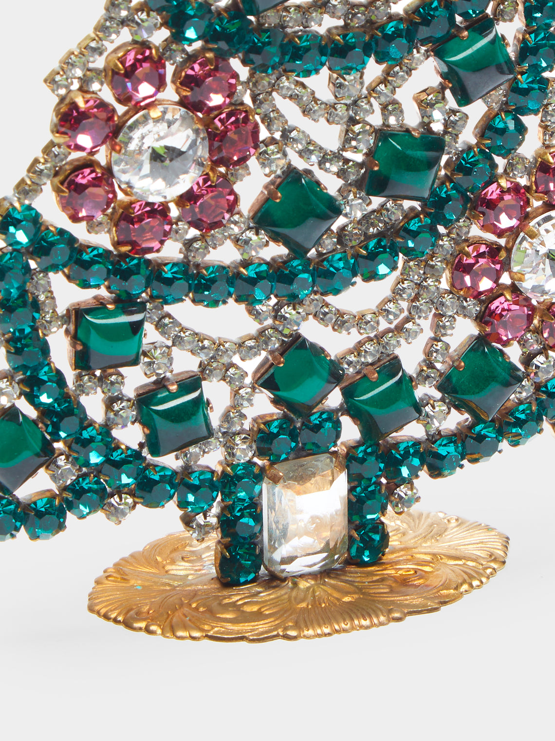 Antique and Vintage - 1930s Czech Jewelled Small Christmas Tree -  - ABASK