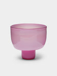 Pierrot Doremus - | Set of 4 | Hand-Blown Glass Ice Cream Bowls - Pink - ABASK - 