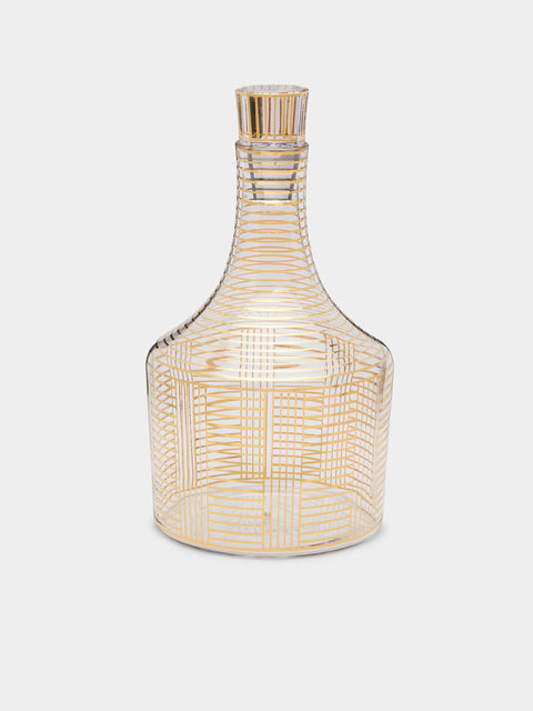 Lobmeyr - Series B Hand-Painted Crystal Decanter - Gold - ABASK - 