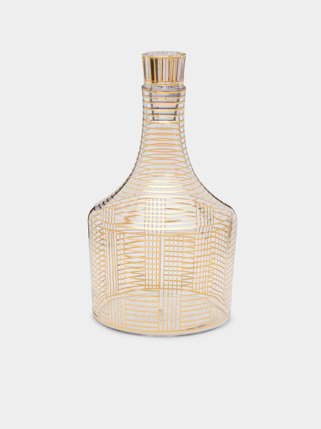 Lobmeyr - Series B Hand-Painted Crystal Decanter - Gold - ABASK - 