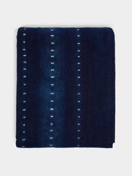 Tensira - Indigo Hand-Dyed Cotton Tablecloth -  - ABASK - 