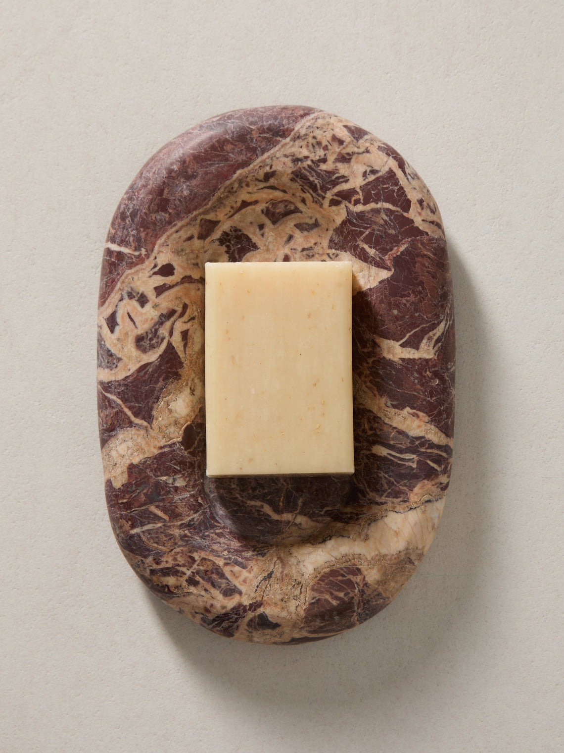 Anastasio Home - Maddi Marble Soap Dish - Brown - ABASK