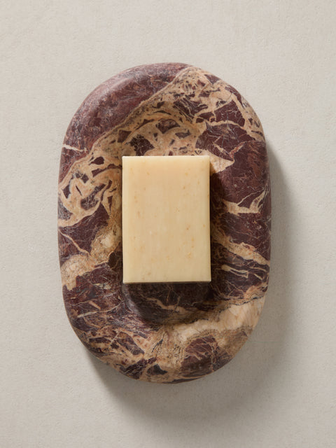Anastasio Home - Maddi Marble Soap Dish - Brown - ABASK