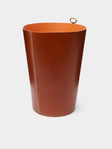 Otis Ingrams - Eyelet Leather Wastepaper Bin -  - ABASK - 