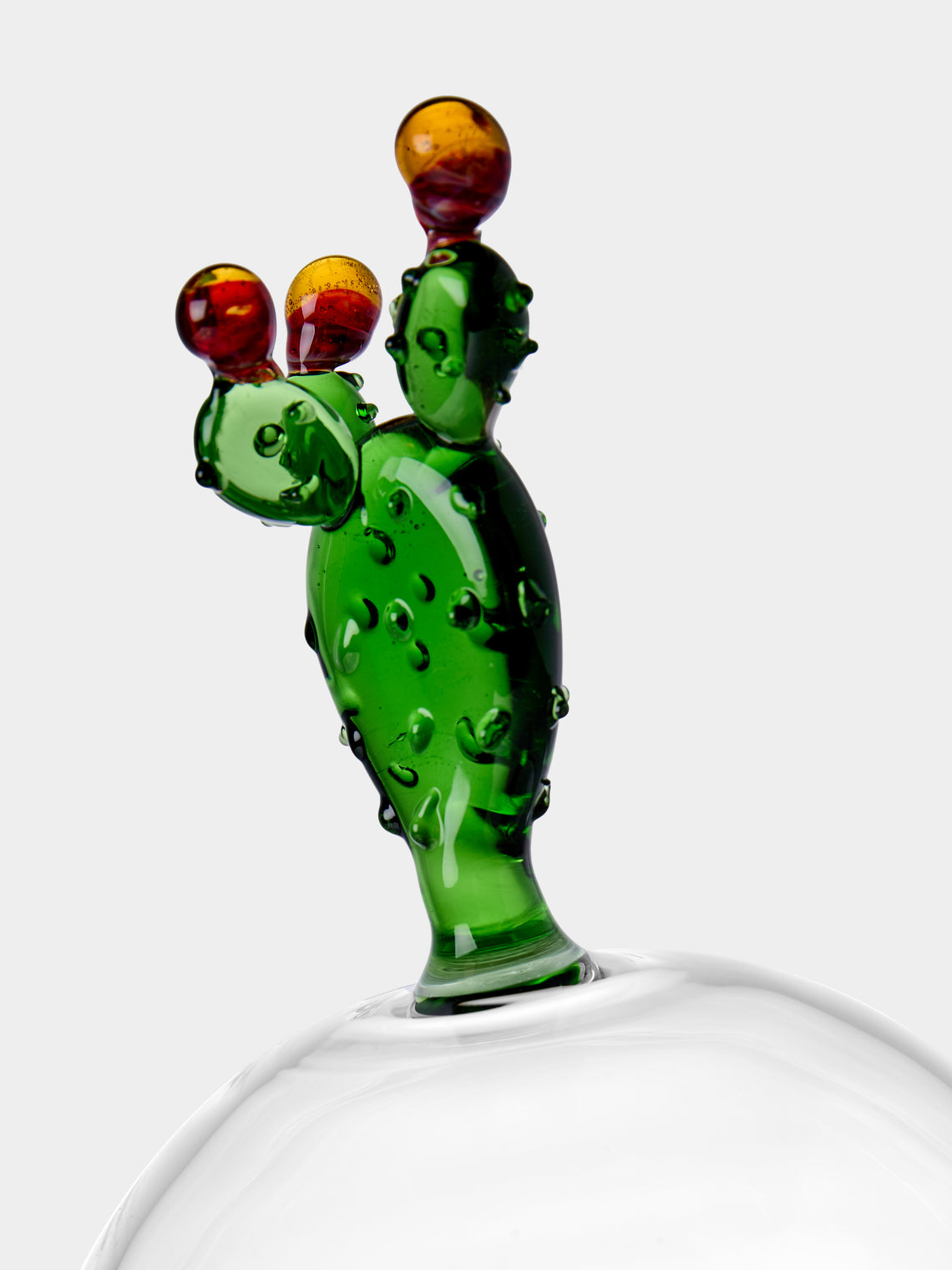 Casarialto - Cactus Hand-Blown Glass Jar - Green - ABASK