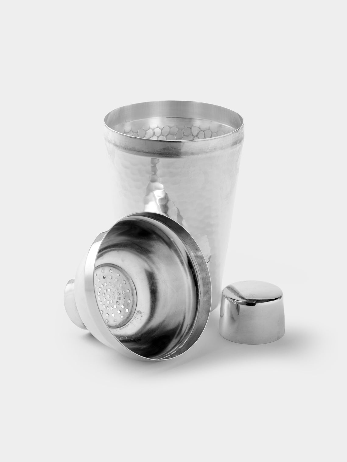 Antique and Vintage - 1940s Silver-Plated Cocktail Shaker - Silver - ABASK