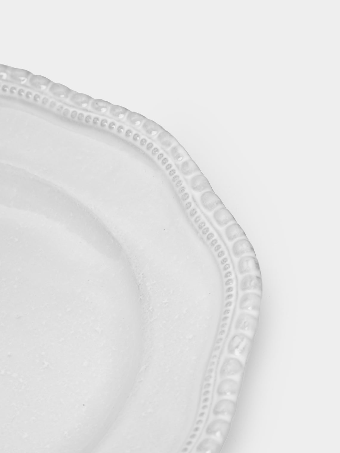 Astier de Villatte - Clarabelle Hand-Glazed Ceramic Salad / Dessert Plate (Set of 2) - White - ABASK