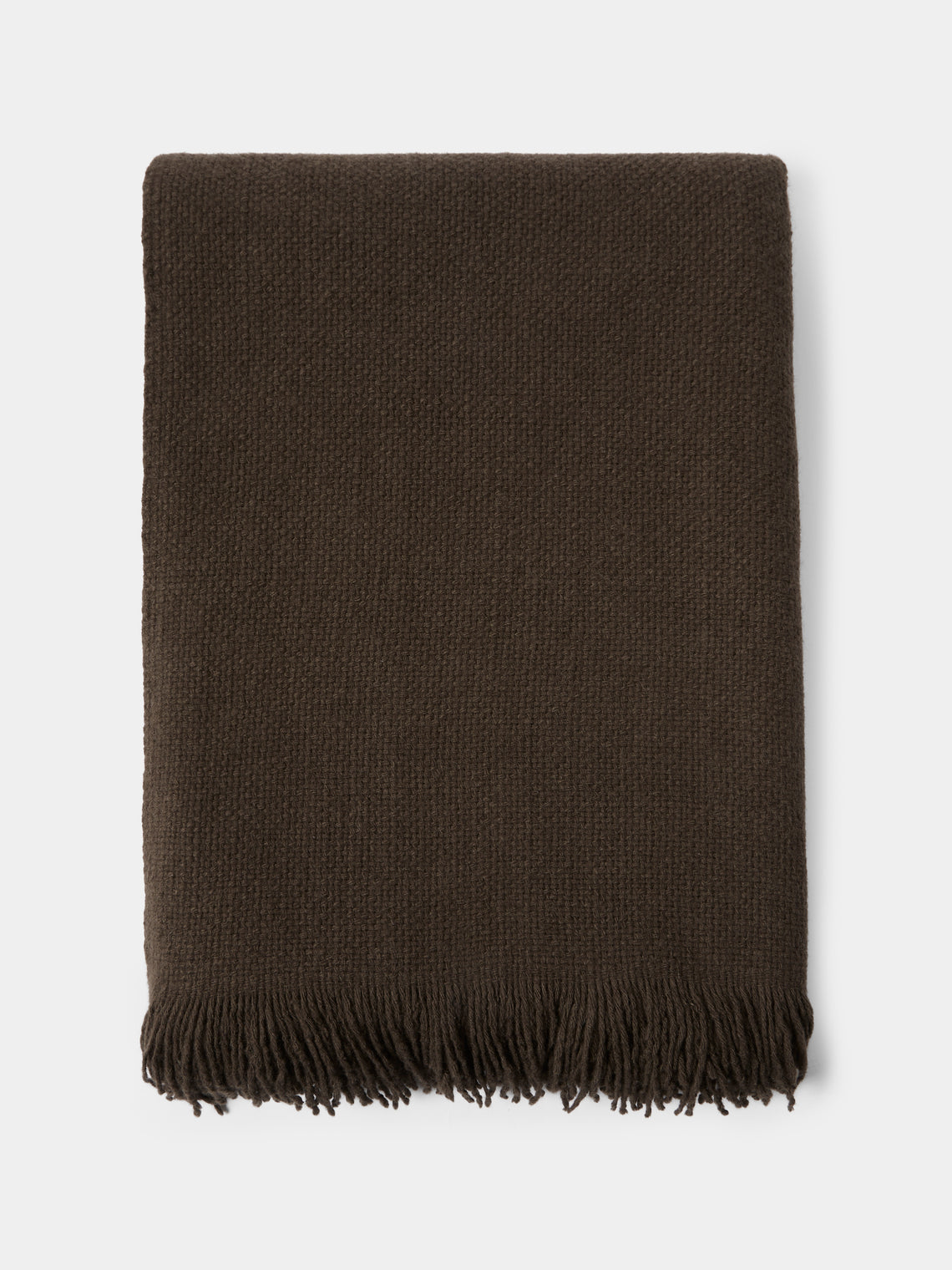 Denis Colomb - Mongolia Nubby Nomad Yak Throw (79in/2m) - Brown - ABASK