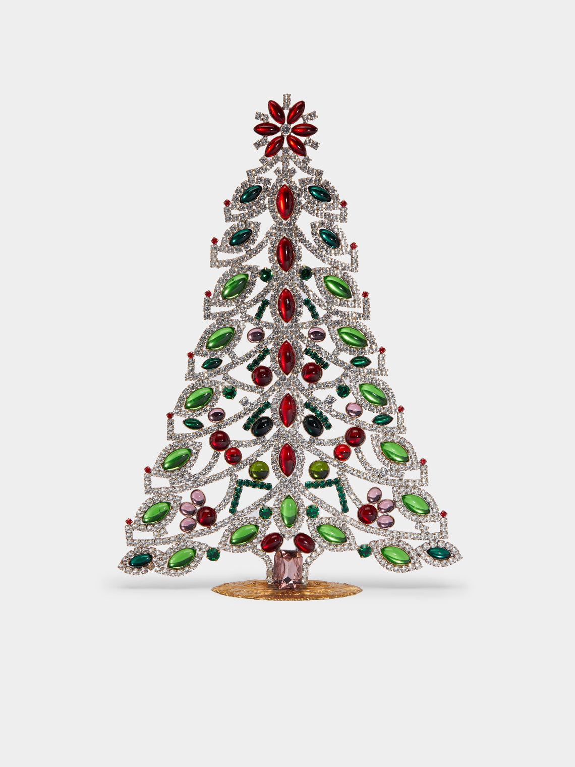 Antique and Vintage - 1930s Czech Jewelled Extra Large Christmas Tree -  - ABASK - 