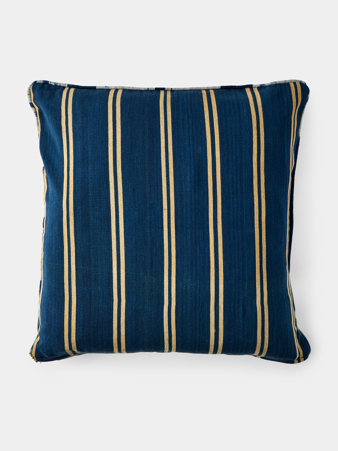 R Collective - Handwoven Ikat Cotton Cushion (19.5in/50cm) - Multiple - ABASK