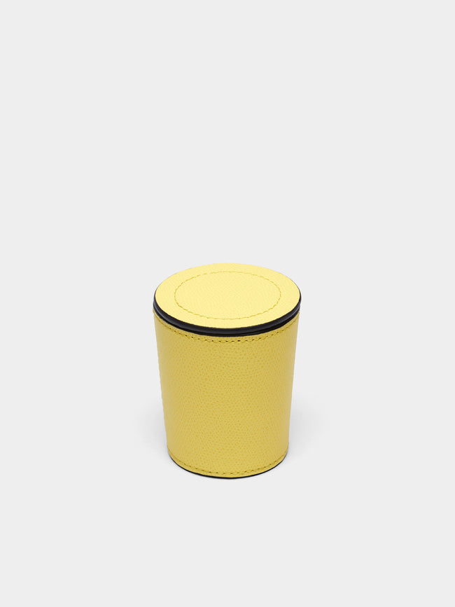 Giobagnara - Leather Dice Cup - Yellow - ABASK - 