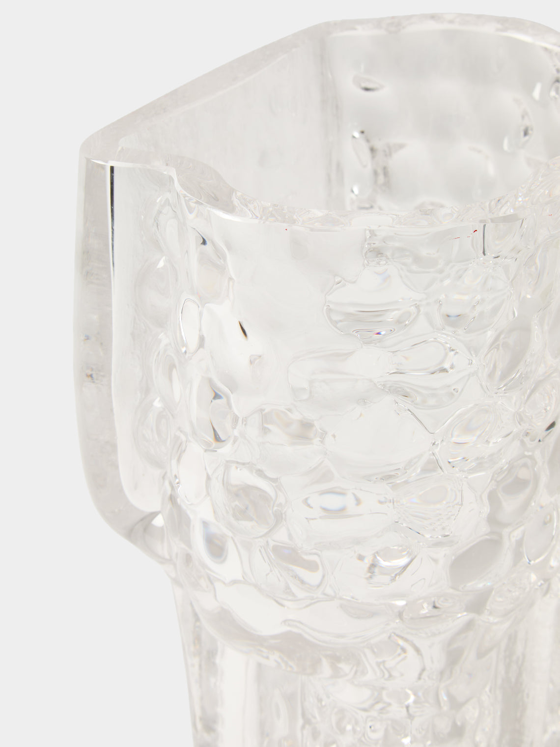 Hana Hillerová - Remix Hand-Blown Glass Vessel (9.5in/24cm) - Clear - ABASK