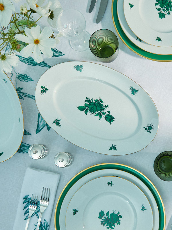 Augarten - Maria Theresia Hand-Painted Porcelain Serving Platter -  - ABASK