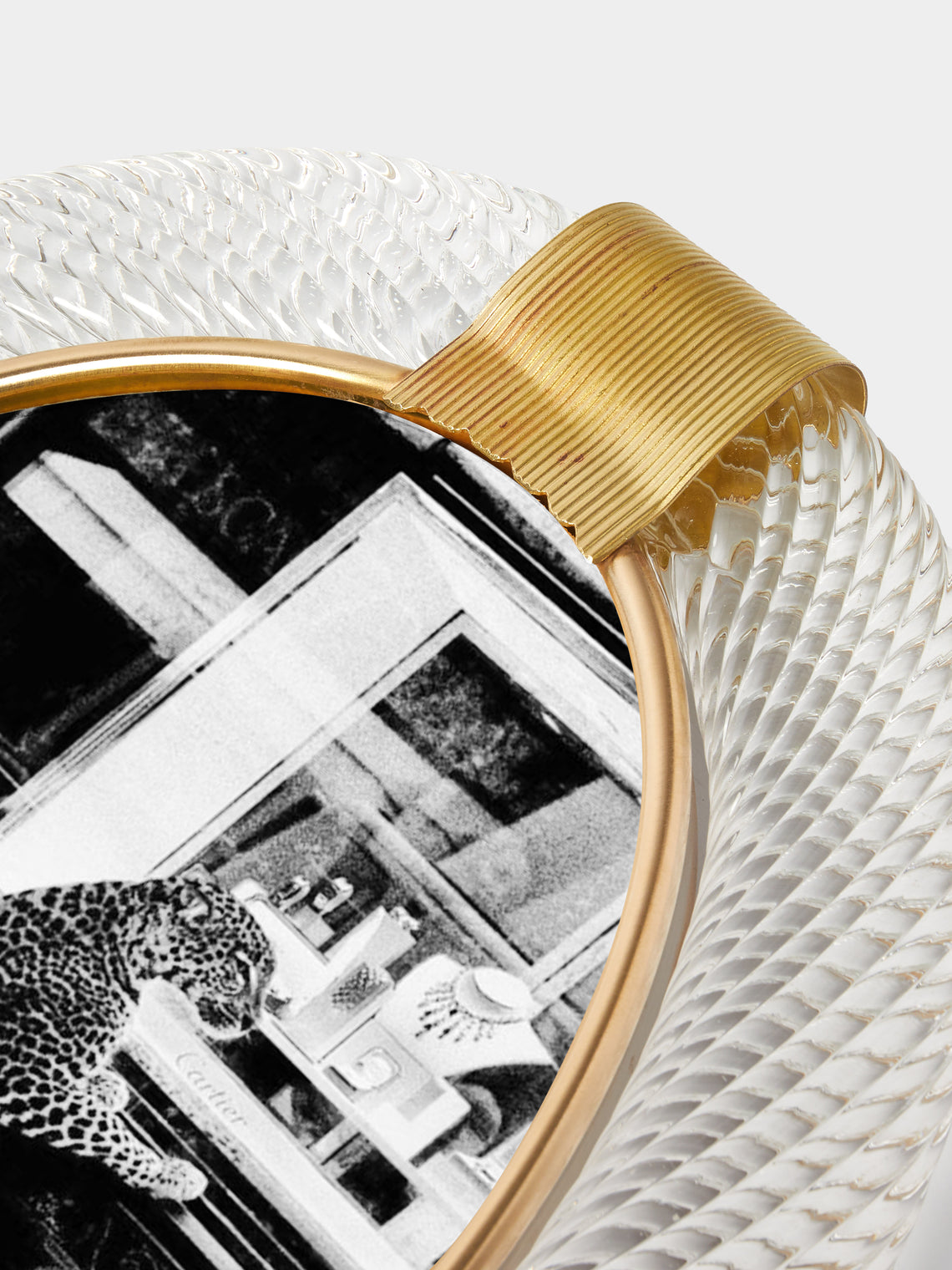 Antique and Vintage - 1960s Murano Glass Photo Frame - Clear - ABASK