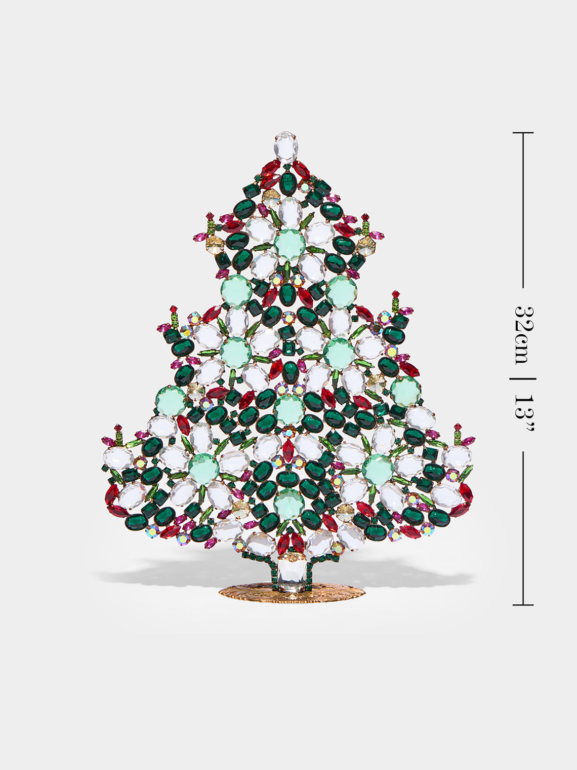 Antique and Vintage - 1930s Czech Jewelled Large Christmas Tree -  - ABASK