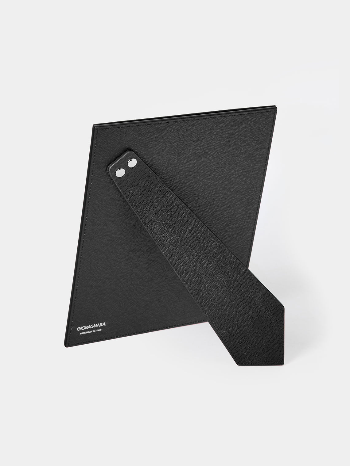 Giobagnara - Peter Leather Photo Frame (5x7") - Black - ABASK