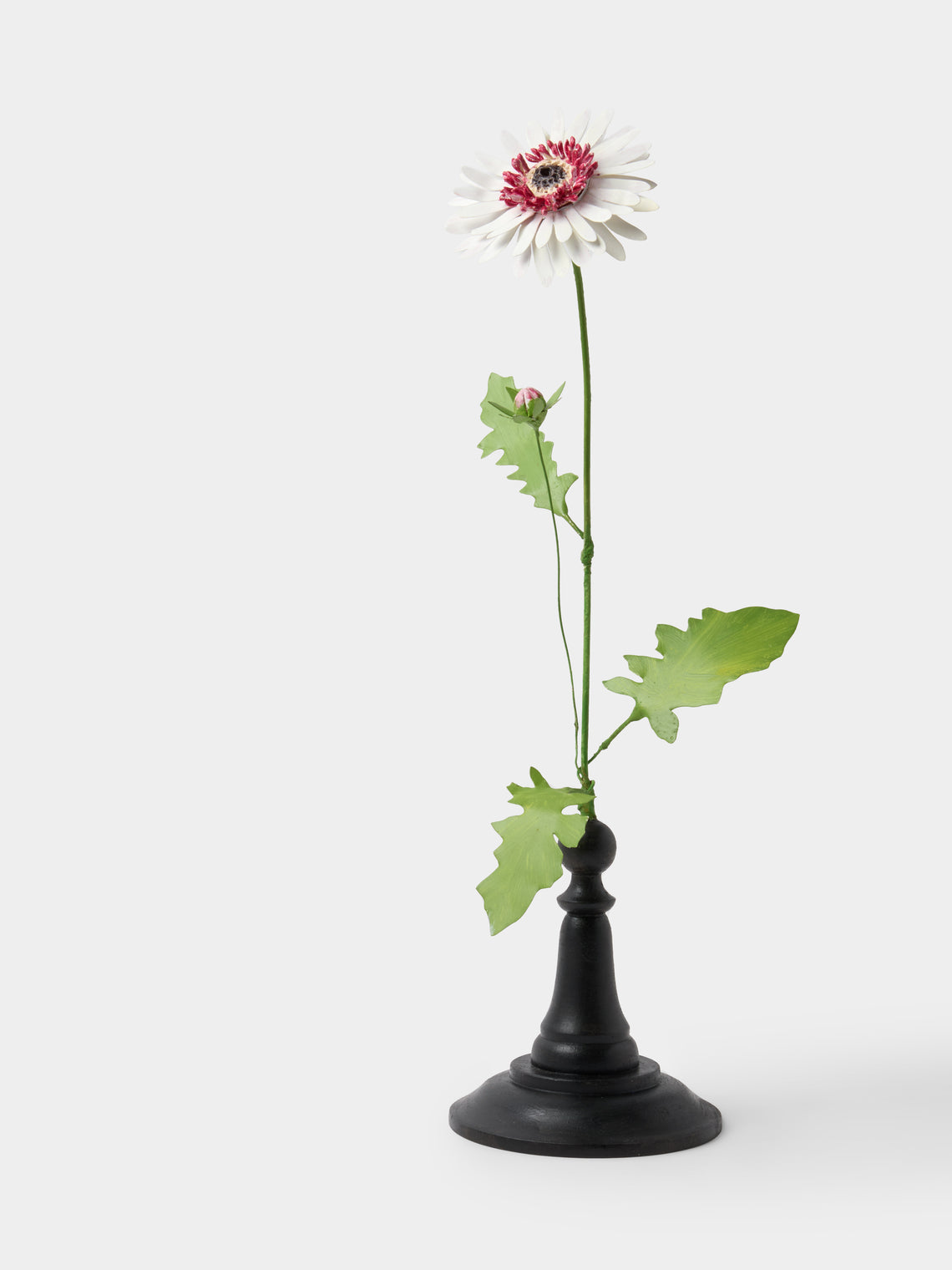 Erbavoglio Milano - Hand-Painted Copper Ornamental Flower - White - ABASK