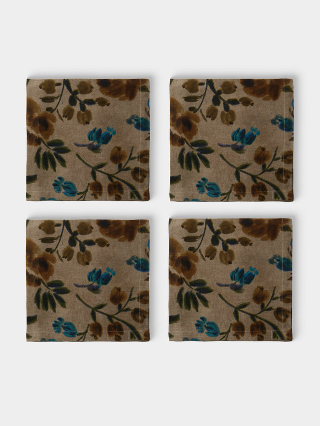 The House of Lyria - | Set of 4 | Linen Napkins - Multiple - ABASK - 