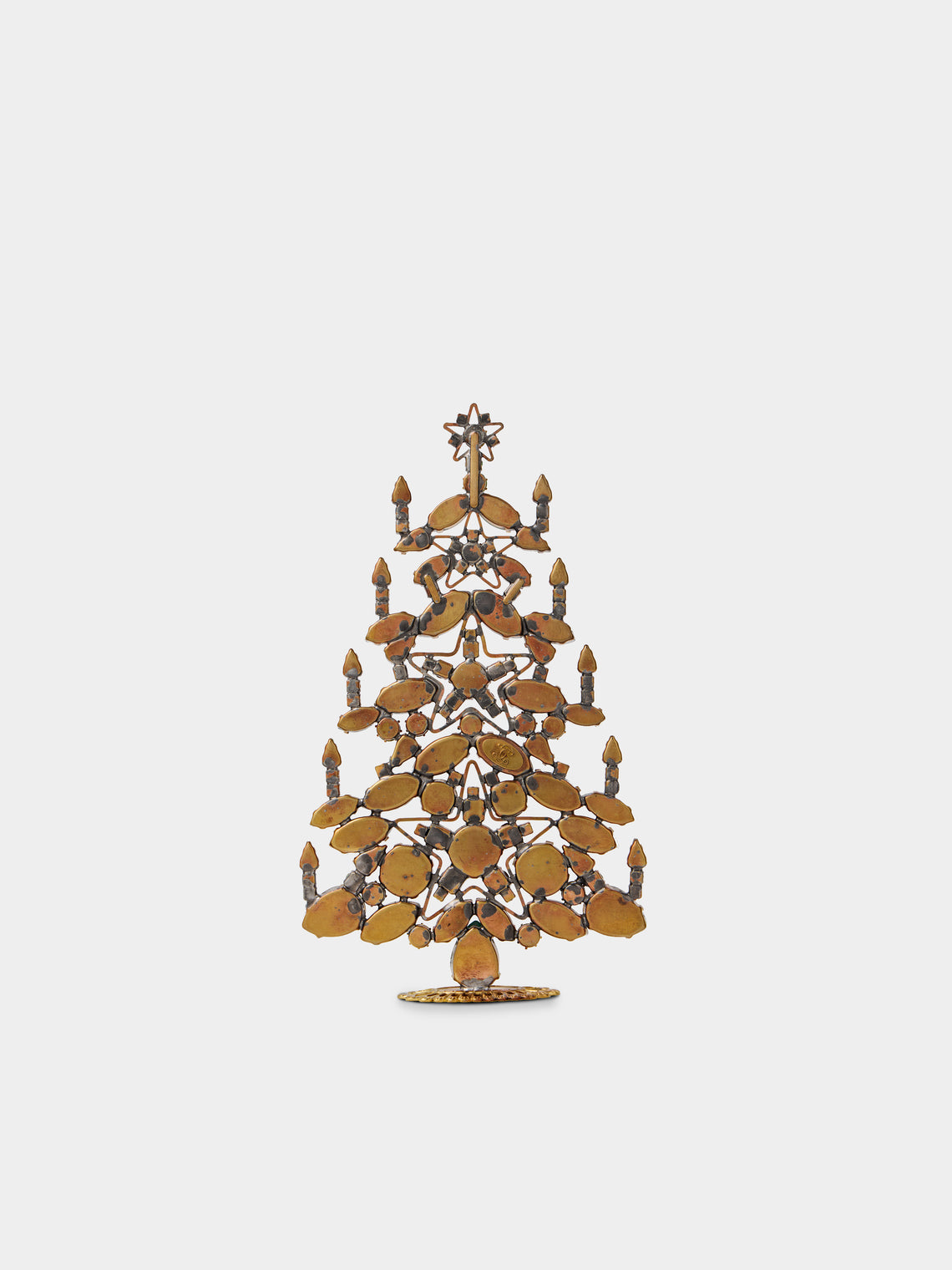 ABASK Decorations - Stars Czech Crystal Tree - Green - ABASK