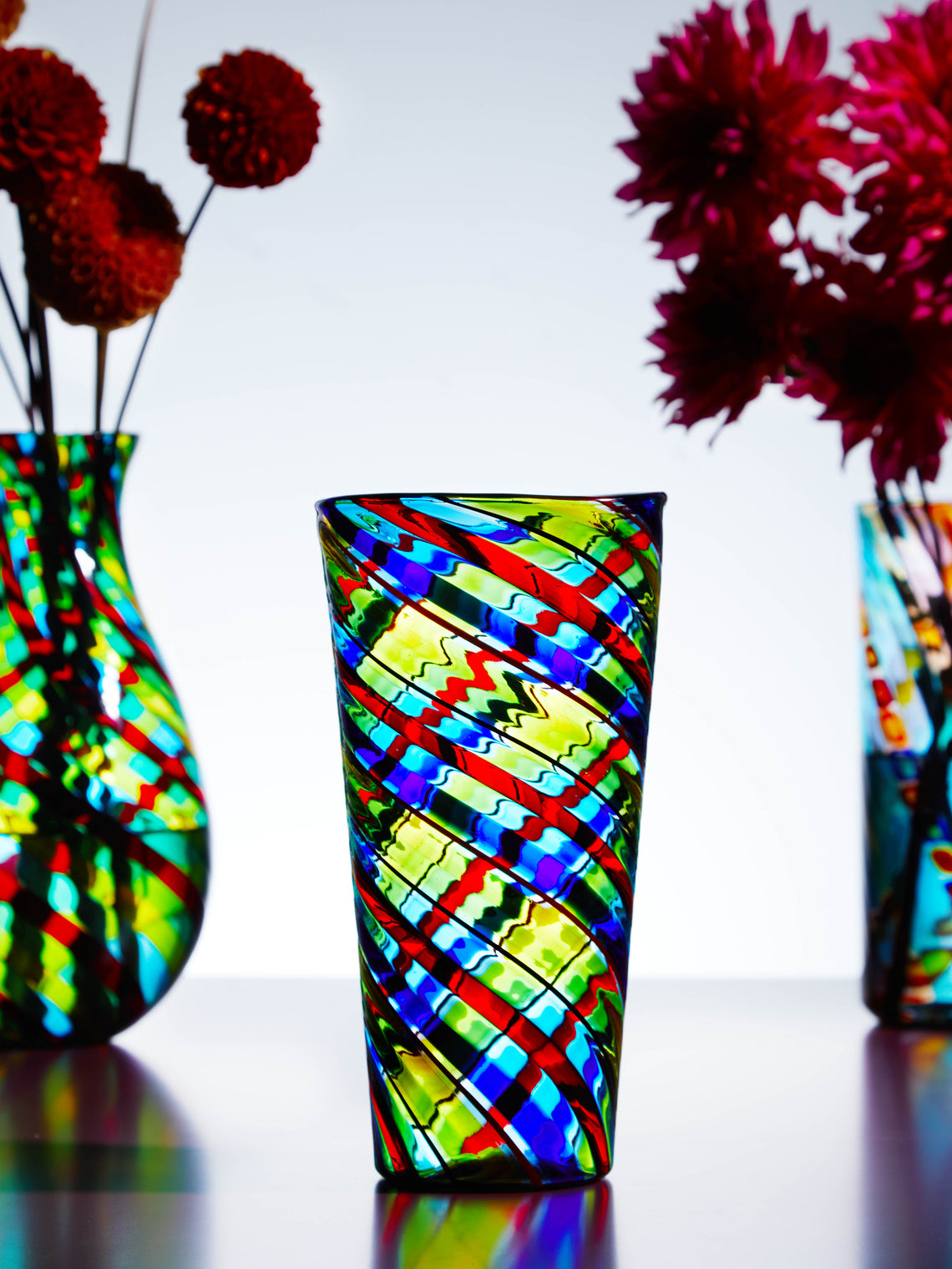 F&M Ballarin - Filigrana Hand-Blown Murano Glass Vase -  - ABASK