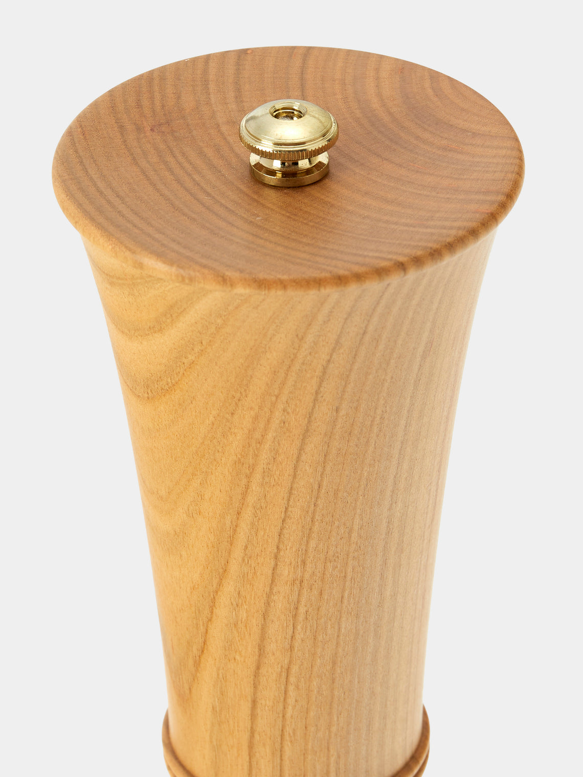 Yamani Woodworks - Hand-Turned Wood Pepper Mill (9in/23cm) - Brown - ABASK