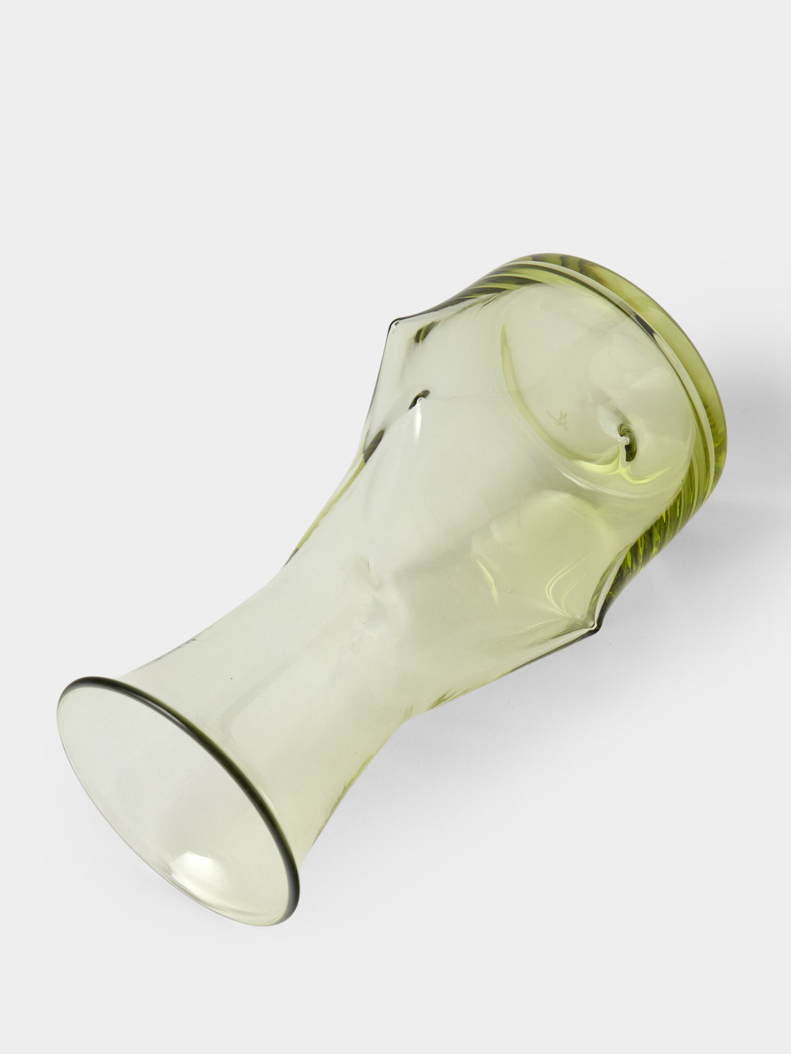Nijima Glassworks - Hand-Blown Volcanic Glass Pitcher - Green - ABASK