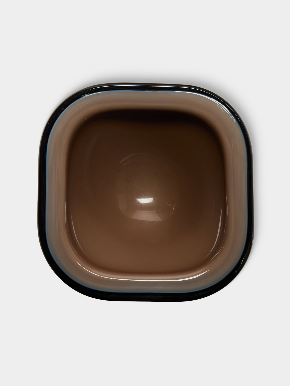 Antique and Vintage - Mid-Century Murano Glass Ashtray - Brown - ABASK