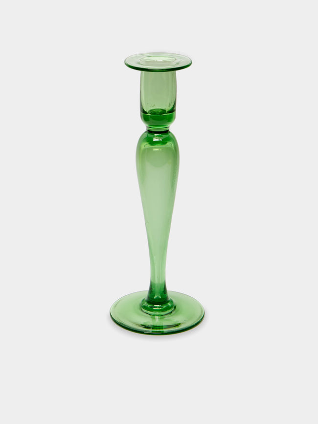 Antique and Vintage - 1920s Frederick Carder for Steuben Glass Candlestick -  - ABASK - 