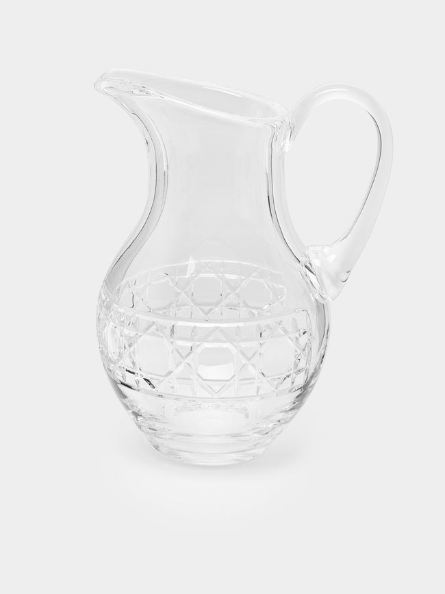 Cristallerie De Montbronn - Jacquard Hand-Blown Crystal Water Pitcher -  - ABASK - 