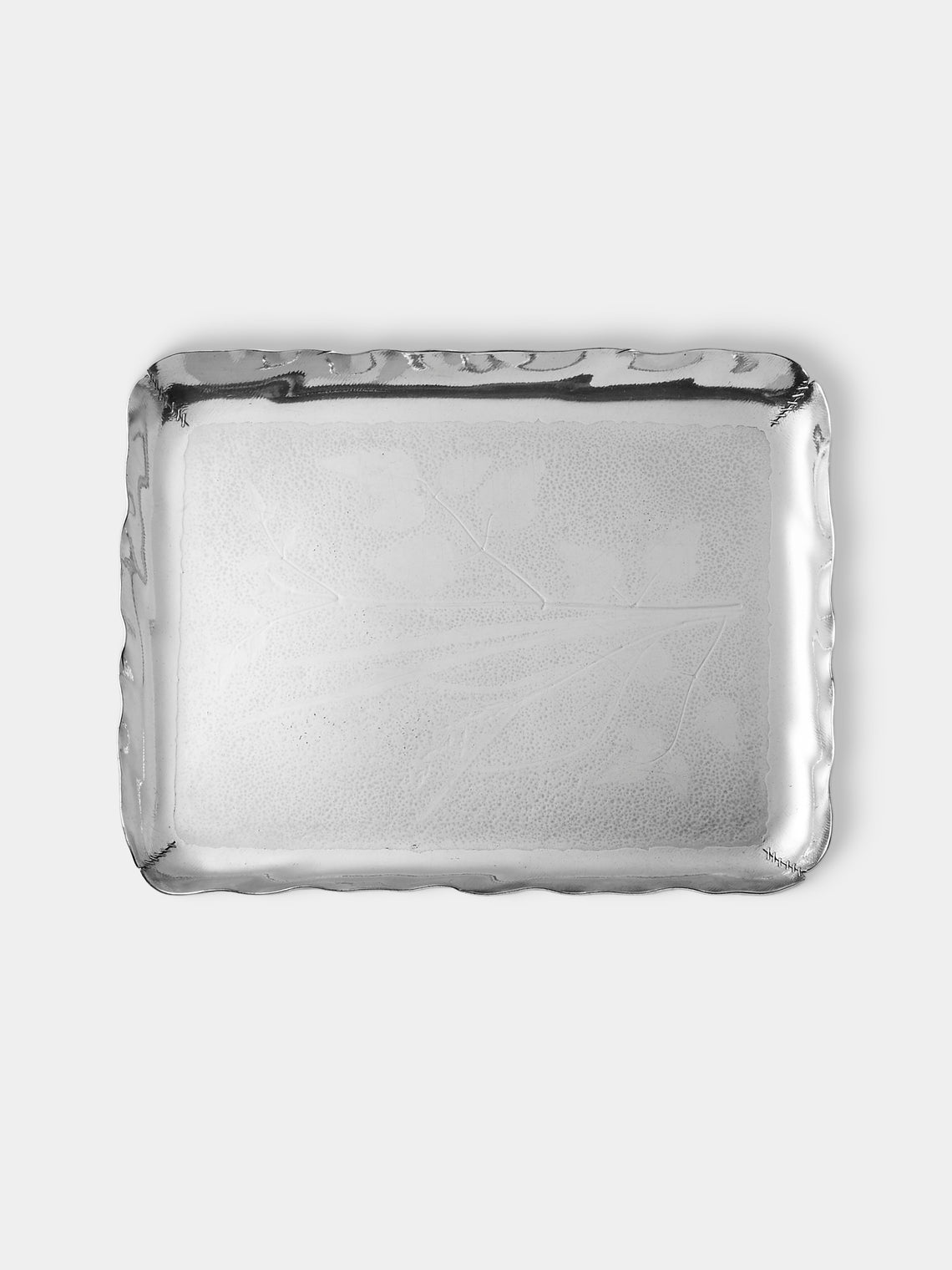 Antique and Vintage - 1900s Christofle Silver-Plated Leaf Tray (11.5in/29cm) - Silver - ABASK - 