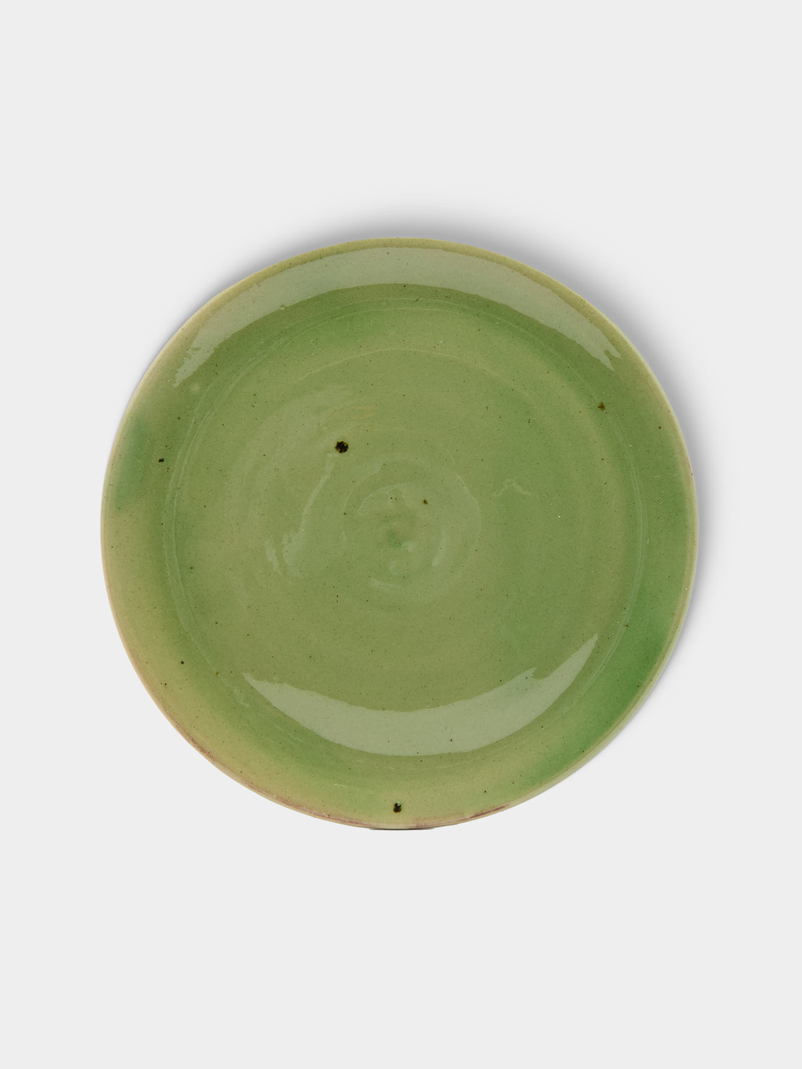 Poterie d’Évires - Flowers Hand-Painted Ceramic Small Lidded Butter Dish - Cream - ABASK