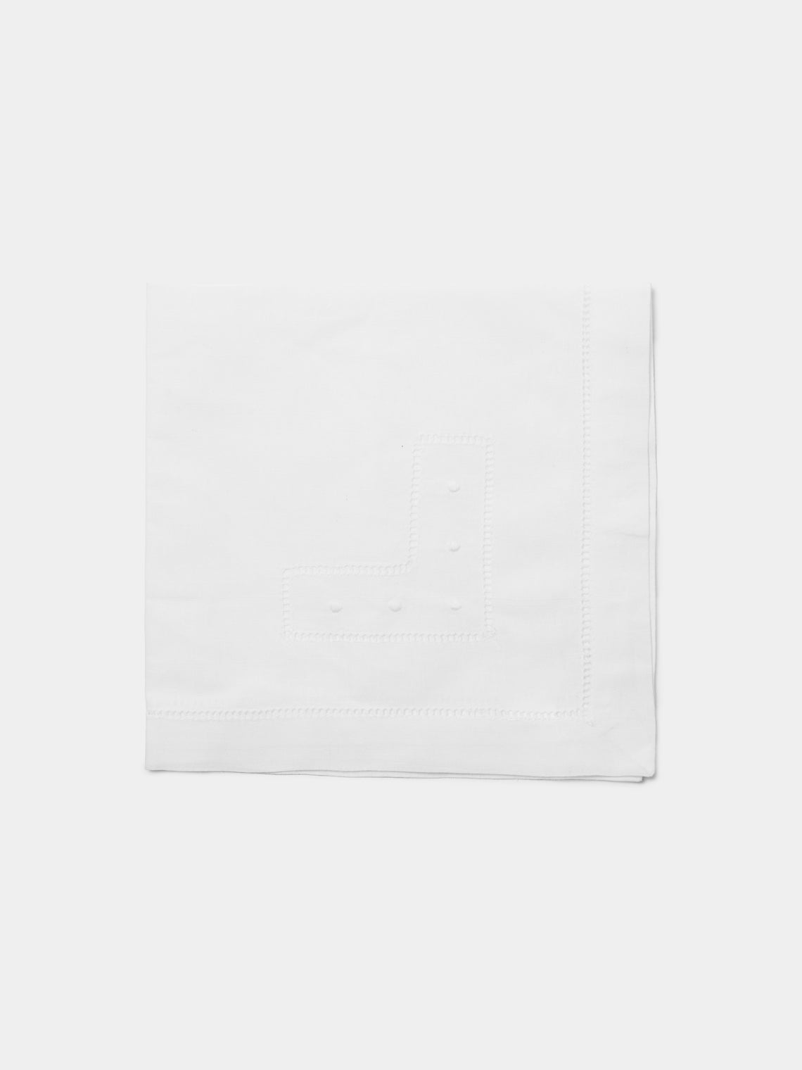Rolande du Dreuilh Créations - Ramie Cotton Napkins (Set of 4) - White - ABASK
