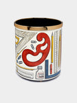 Fornasetti - Strumenti da Disegno Iron Wastepaper Bin - Multiple - ABASK - 
