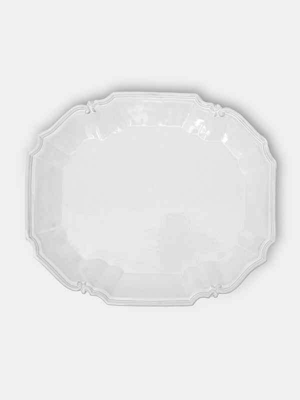 Astier de Villatte - Hand-Glazed Ceramic Large Platter - White - ABASK - 