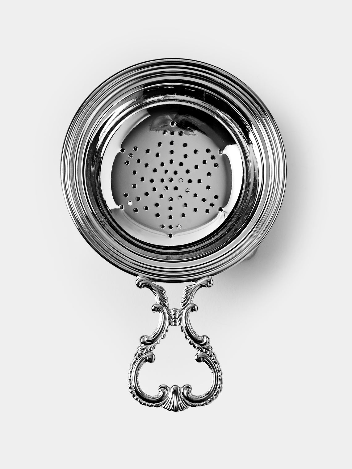 Greggio - Silver-Plated Tea Strainer - Silver - ABASK