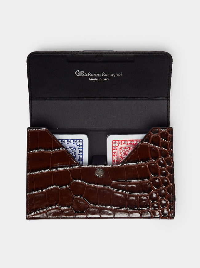 Renzo Romagnoli - Leather Cards Box -  - ABASK - 