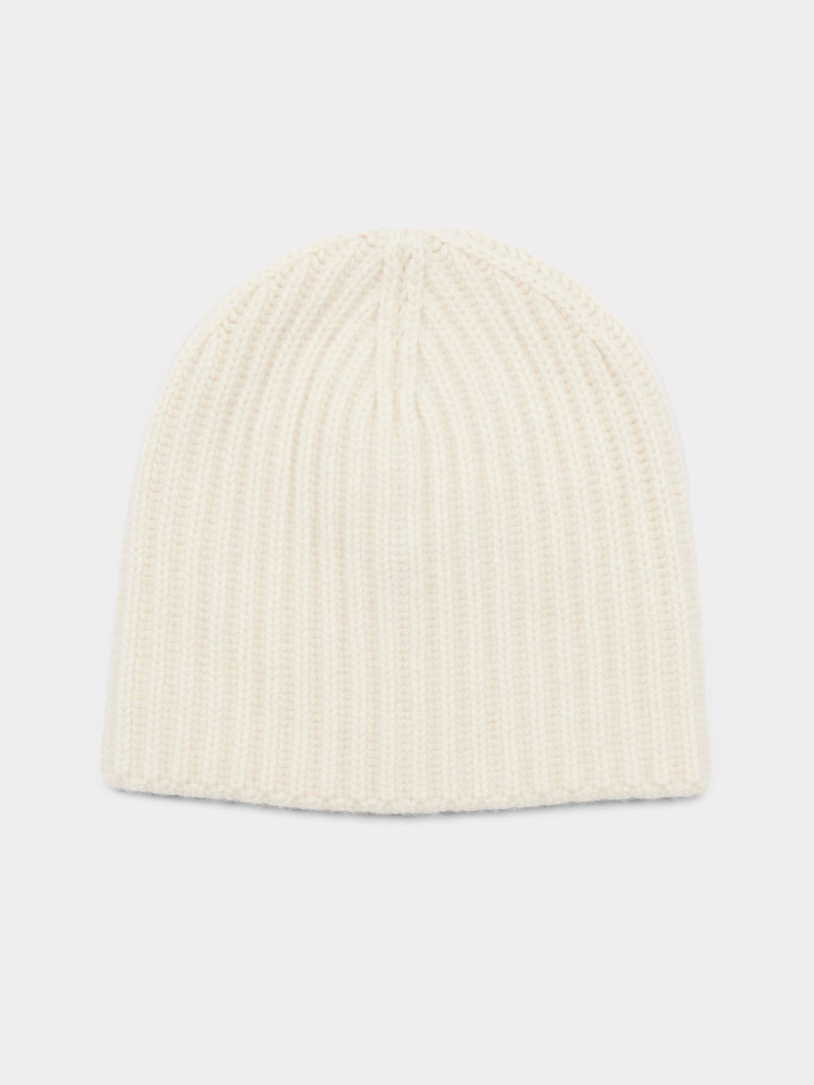 Dusan - Knitted Cashmere Beanie | One Size - Cream - ABASK - 
