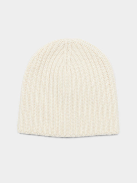 Dusan - Knitted Cashmere Beanie | One Size - Cream - ABASK - 