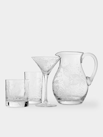 Artel - Frutti di Mare Hand-Engraved Crystal Collection - Clear - ABASK - 
