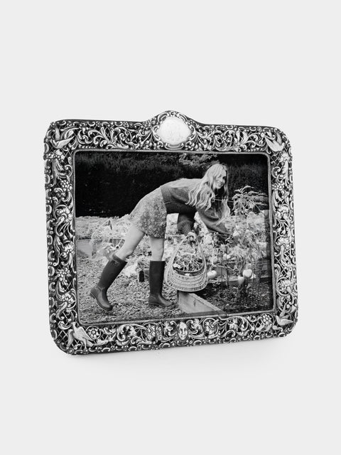 Antique and Vintage - 1900s Sterling Silver Photo Frame - Silver - ABASK - 