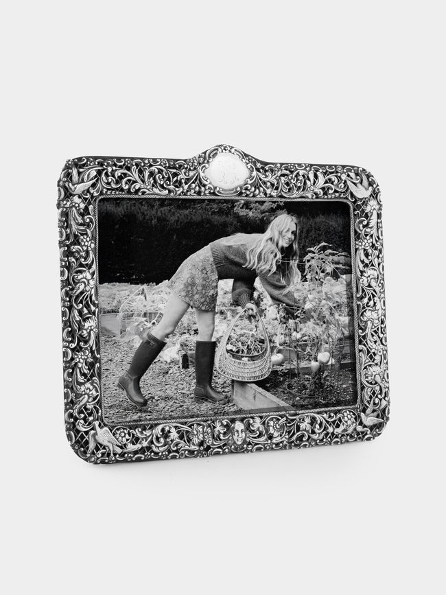 Antique and Vintage - 1900s Sterling Silver Photo Frame - Silver - ABASK - 