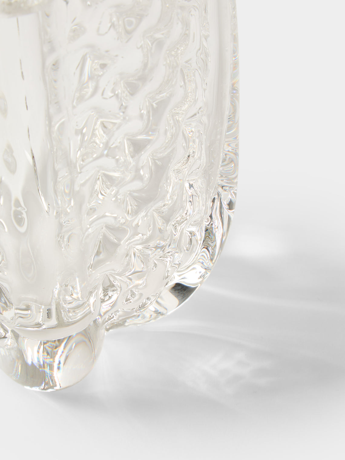 Hana Hillerová - Remix Hand-Blown Glass Vessel (6.5in/17cm) - Clear - ABASK